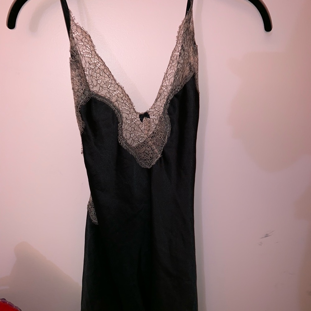 VS Nighty/Lingerie slip black silk
